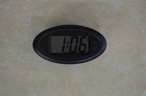 часы - термометр с подсветкой черные шт.                                                                                