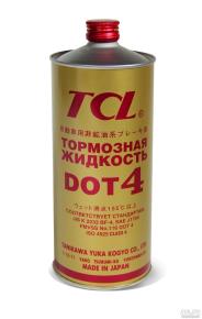 тормозная жидкость TCL ДОТ 4  1л Япония шт                                                                              